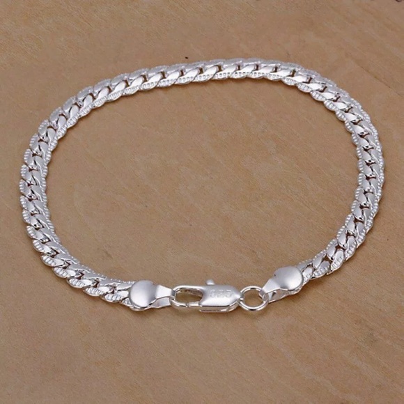 NEW S925 Sterling Silver Bracelet 5MM Snake Chain - Picture 7 of 8